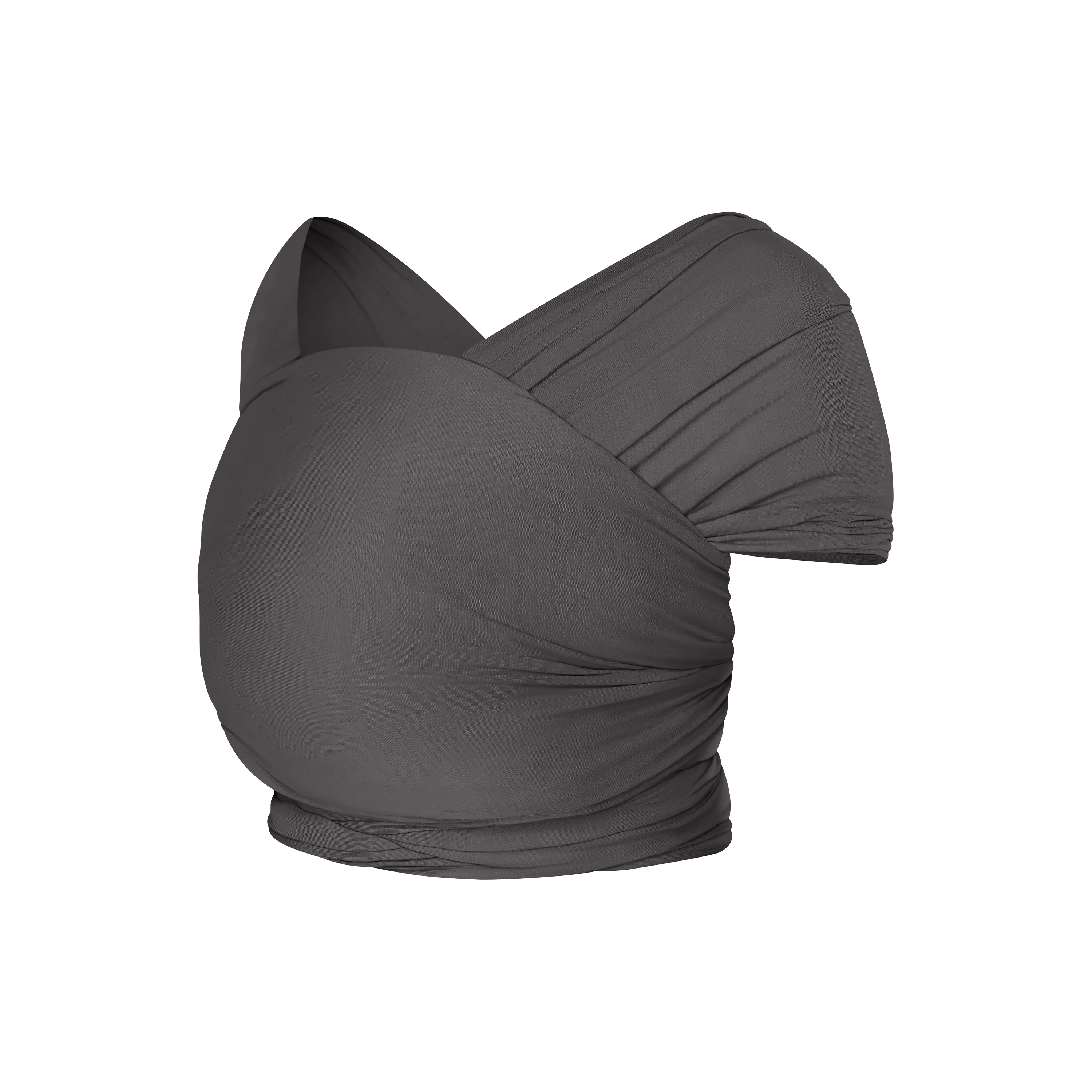 Aura Wrap Sustainable Knit - Soft Black