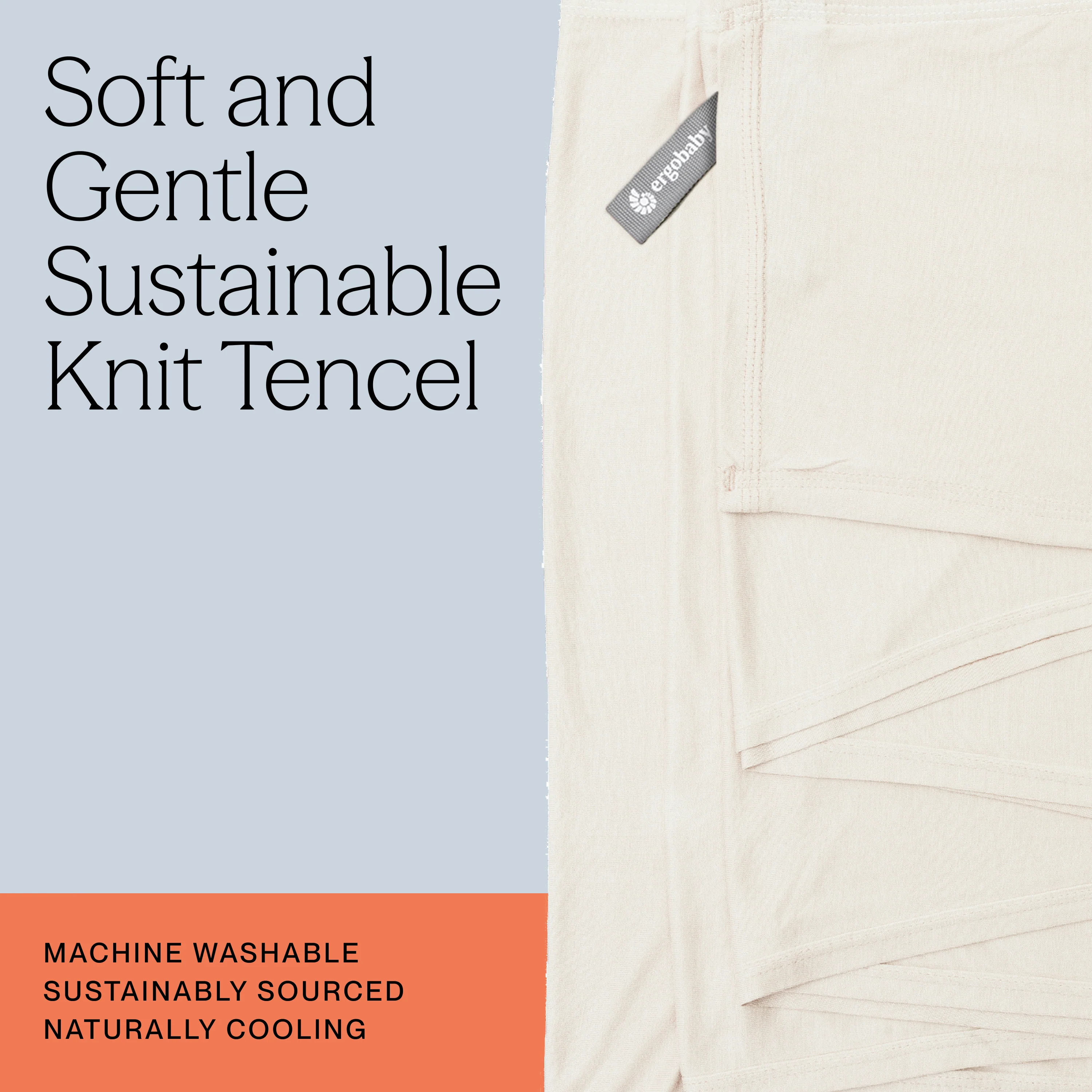 Aura Wrap Sustainable Knit - Cream - Image 10