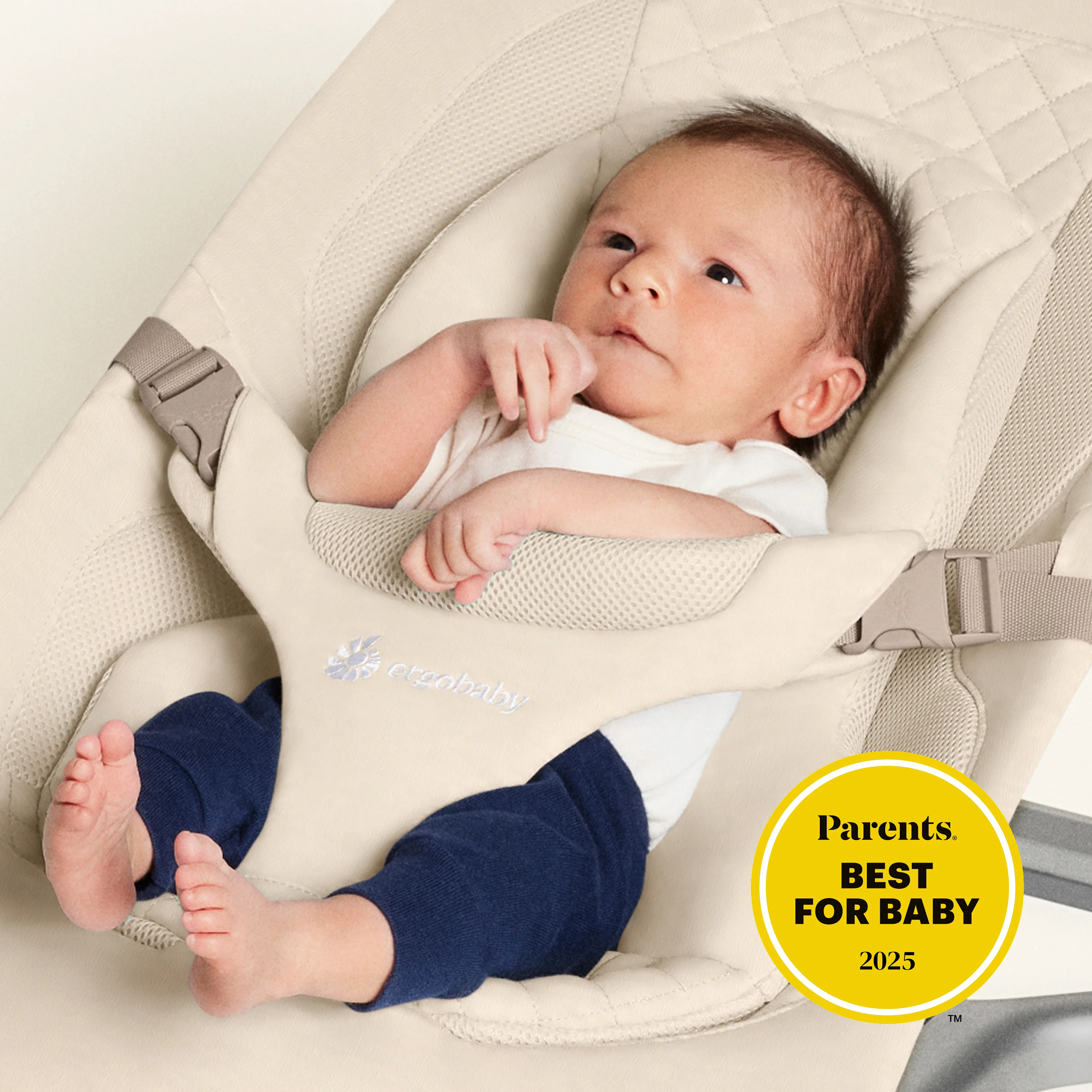 Evolve 3 in 1 Bouncer - Cream - Image 2