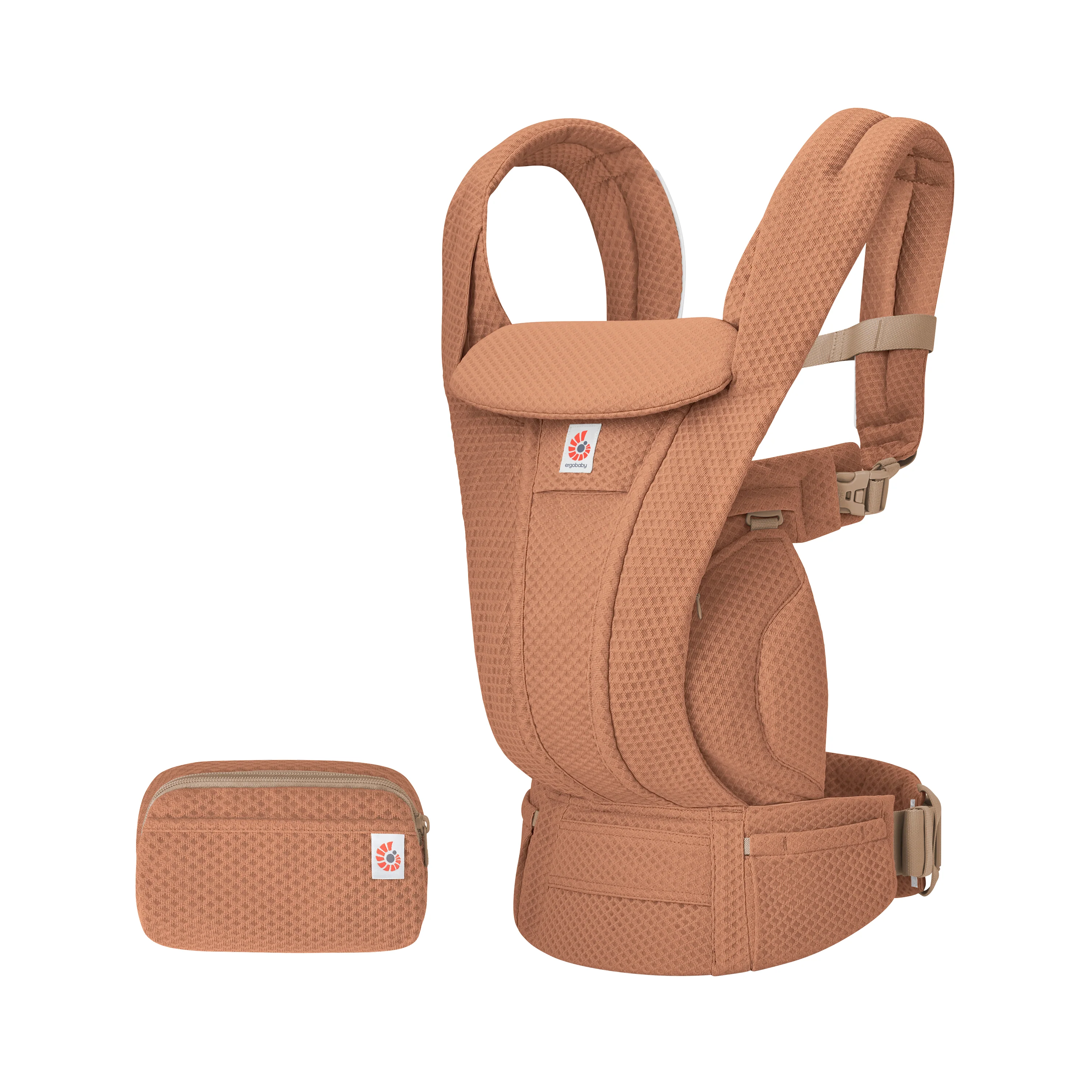 Omni Deluxe Mesh Baby Carrier - Canyon Clay - Image 5