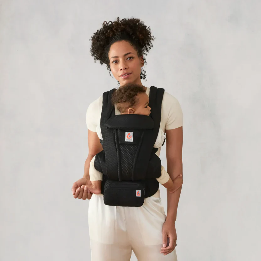 Omni Deluxe Mesh Baby Carrier - Onyx Black - Image 2