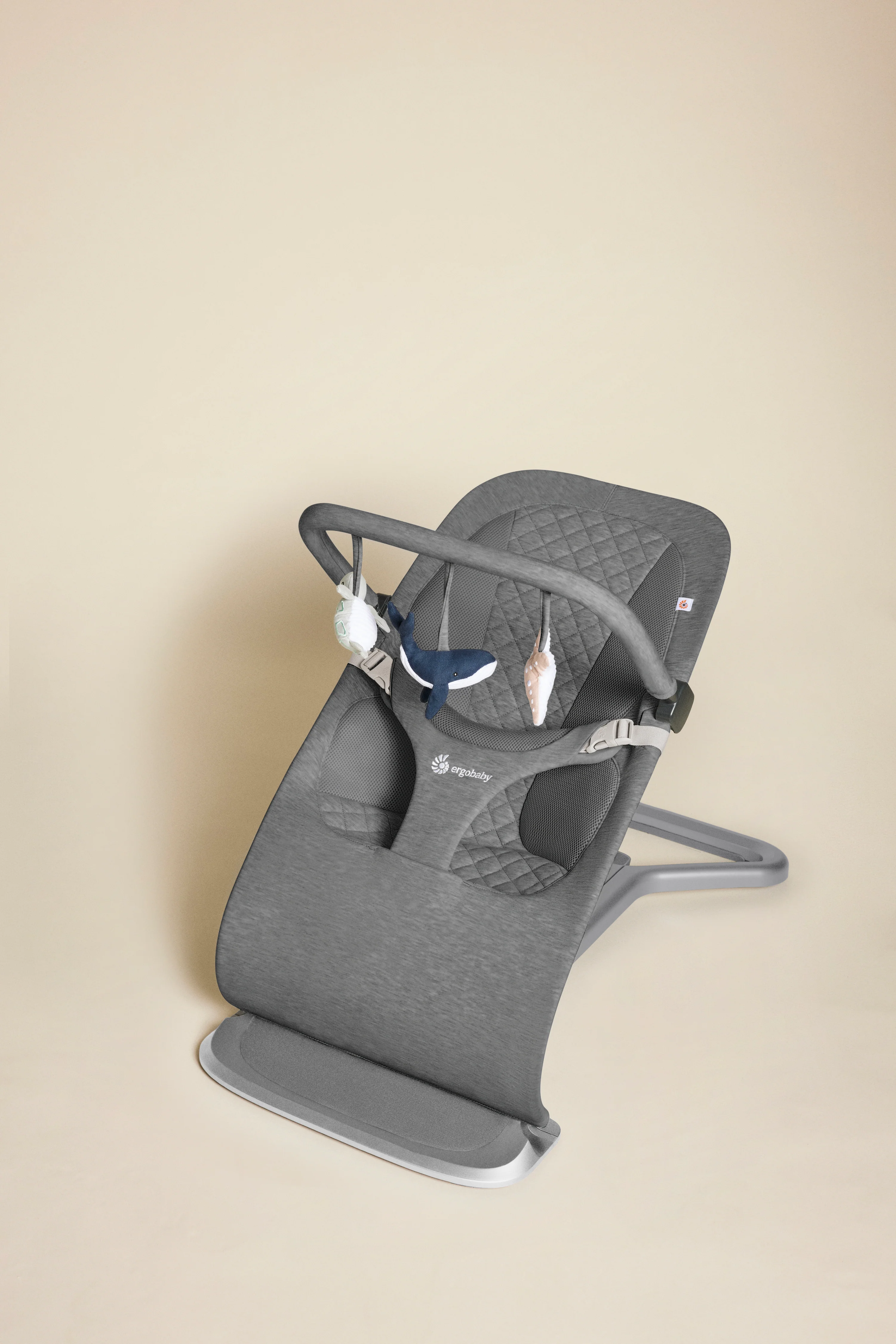 Evolve 3 in 1 Bouncer Ocean Wonders Toy Bar - Charcoal Grey - Image 5