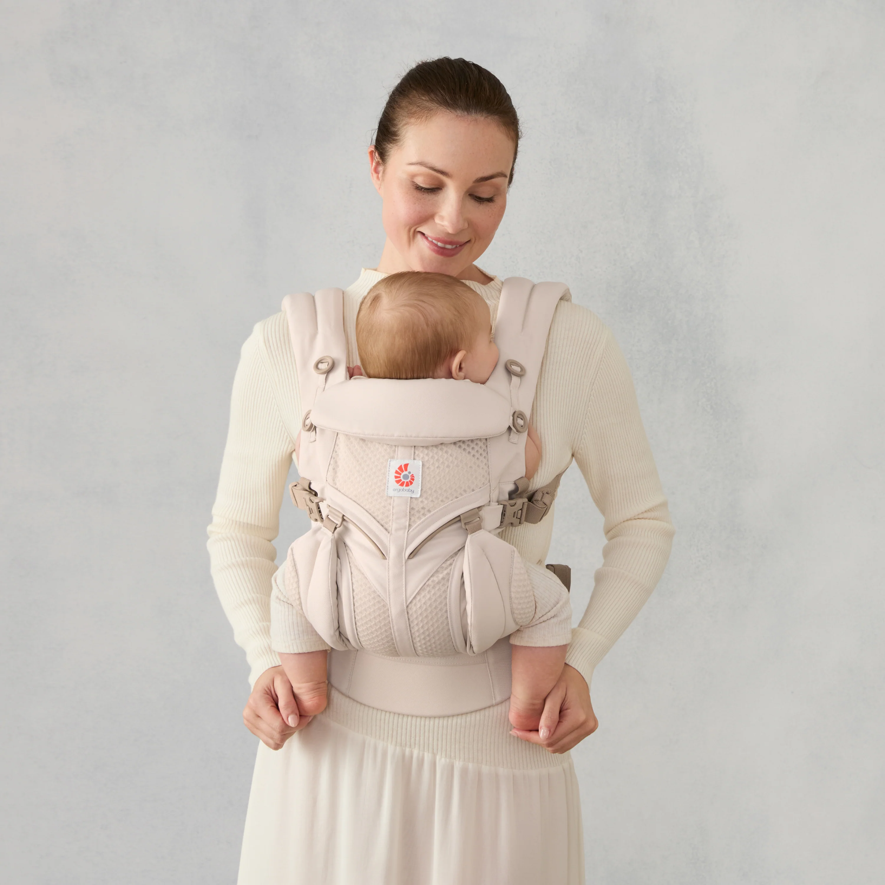 Omni Classic Mesh Baby Carrier - Natural Beige - Image 3